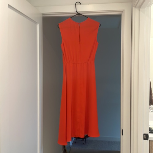 Dressy, light weight, vibrant orange Leith dress - Picture 3 of 4